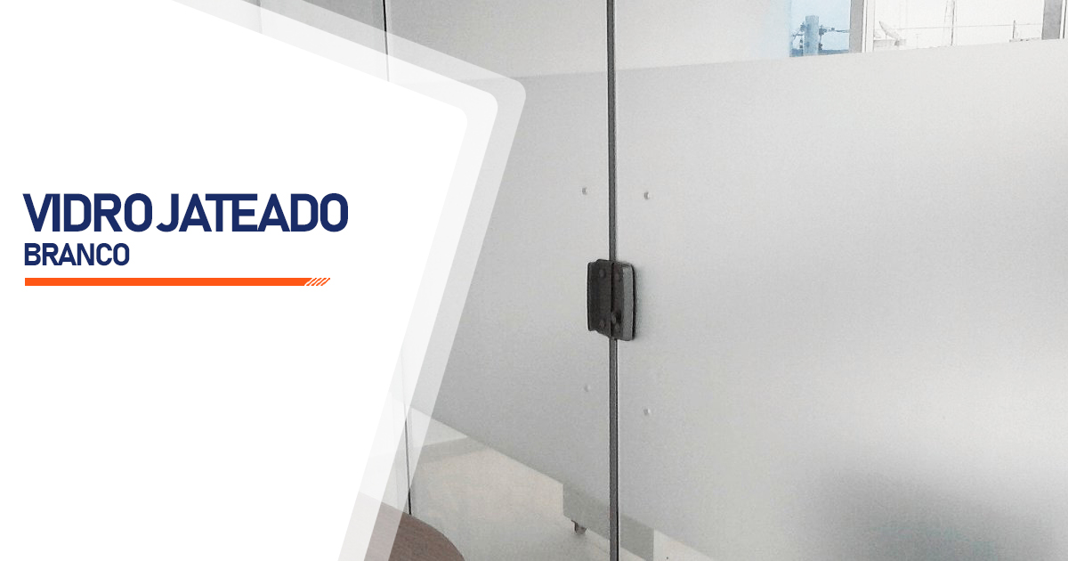 Vidro Jateado Branco Uberaba